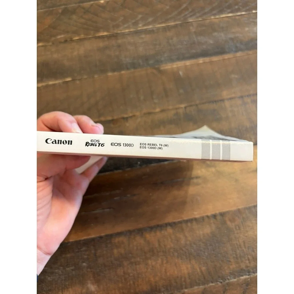 Canon EOS Rebel T6 1300D Instruction Manual OS White Good Multilingual Guide